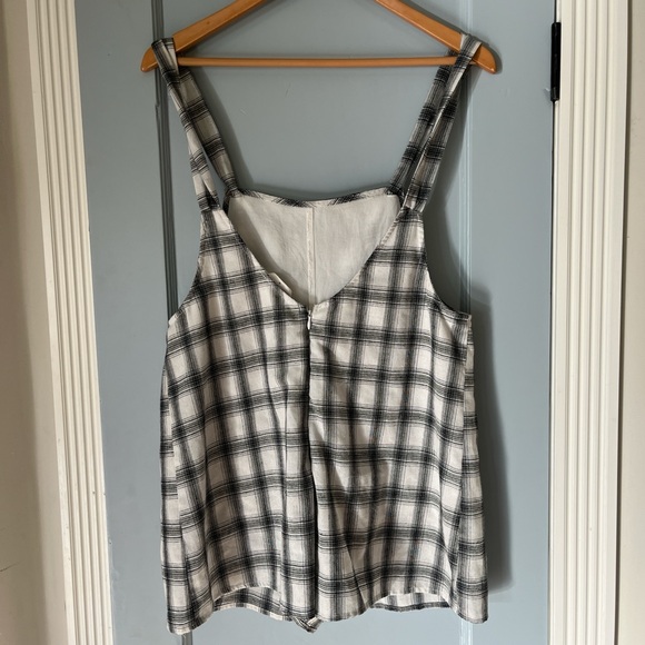 Plaid Romper M - Picture 2 of 3